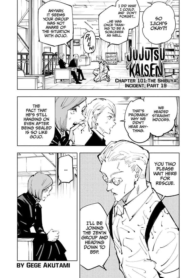 Jujutsu Kaisen Manga Chapter 101