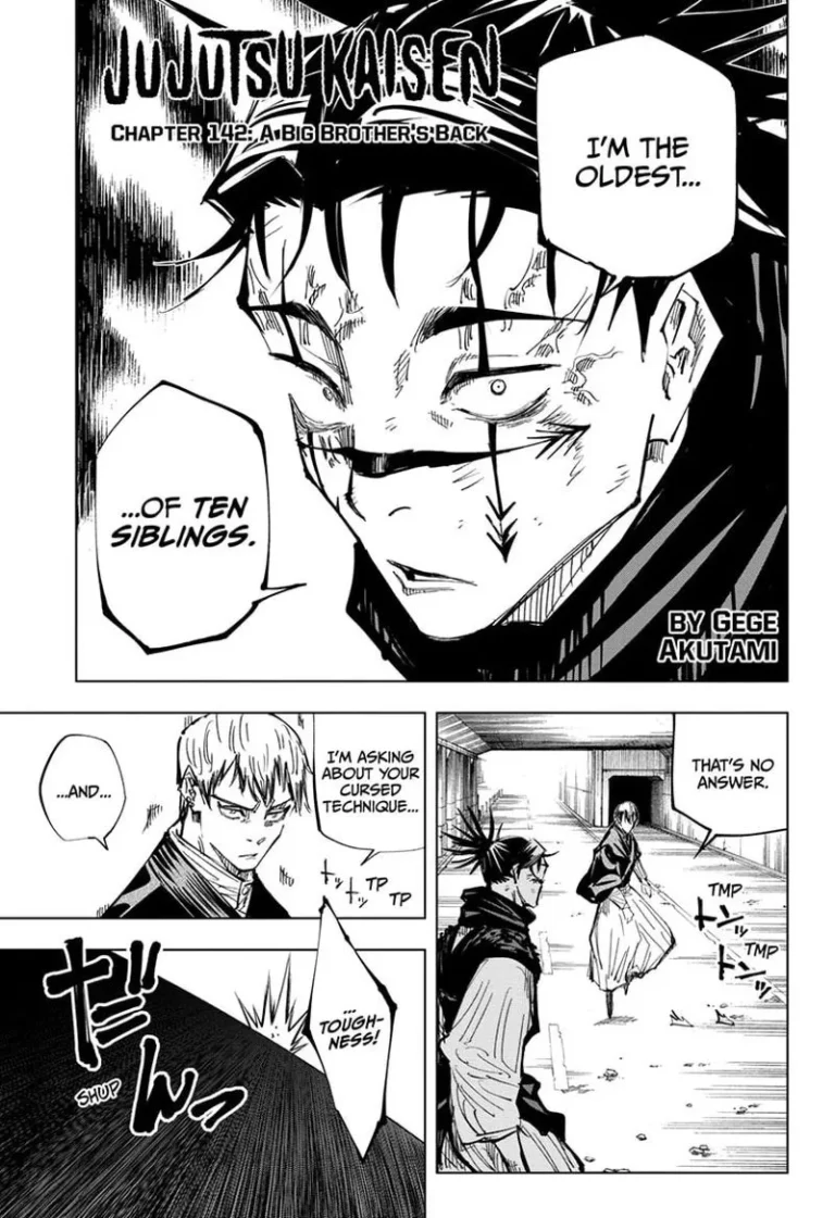Jujutsu Kaisen Manga Chapter 142