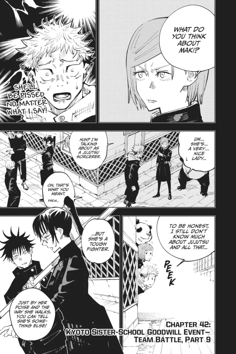 Jujutsu Kaisen Manga Chapter 42