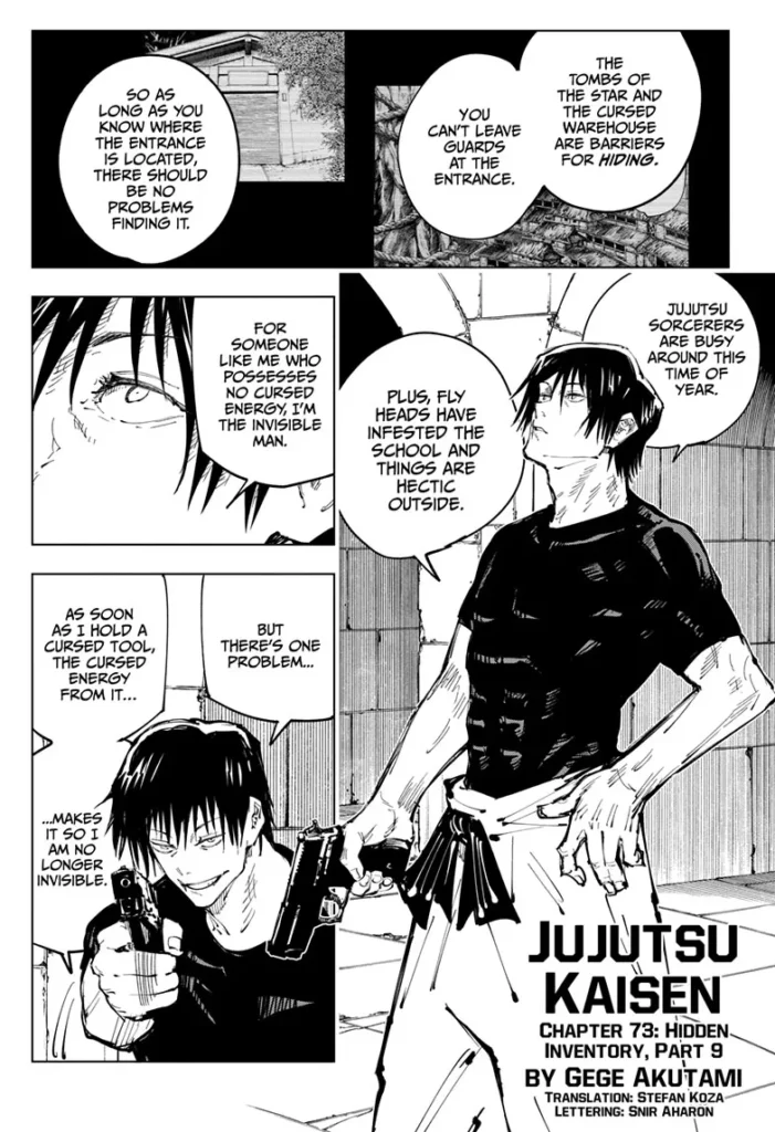 Jujutsu Kaisen Manga Chapter 73