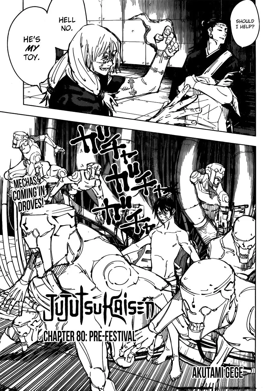 Jujutsu Kaisen Manga Chapter 80